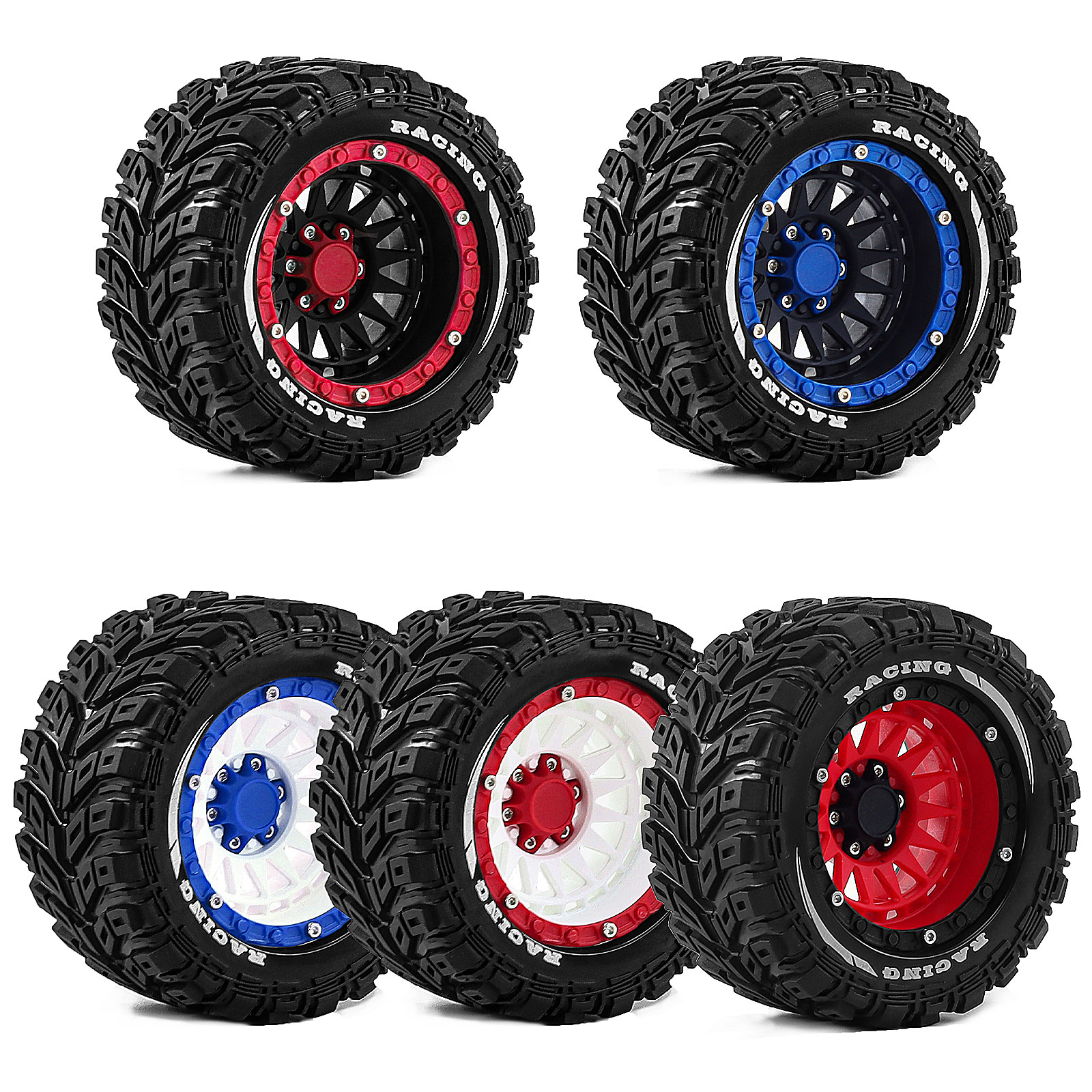4pcs RC Truck Wheel Rim Tires  - Rc Hobby Truck avaliação e preço