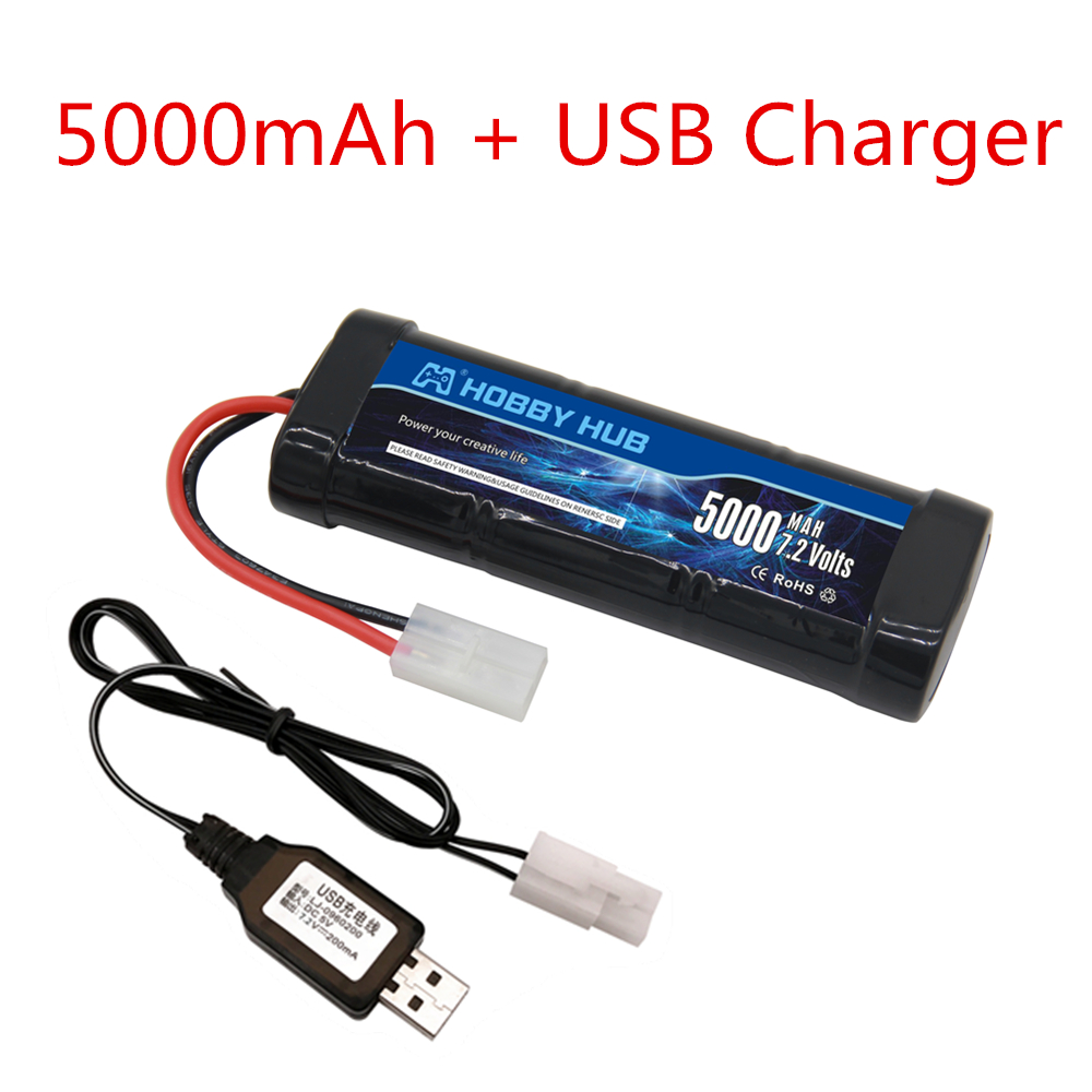 New 7.2V Battery 5000/6800mAh  - Rc Hobby Truck avaliação e preço
