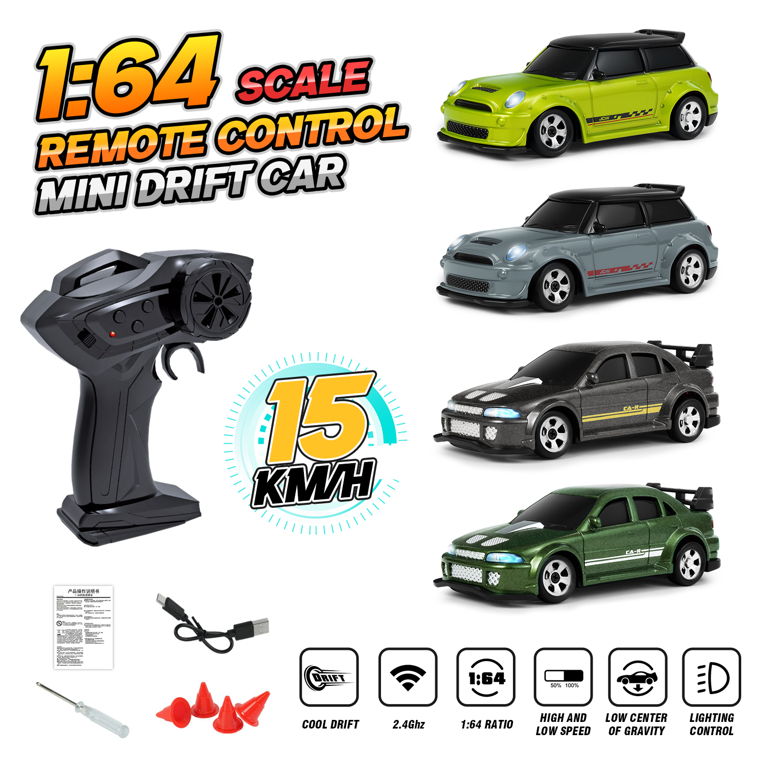 1:64 Desktop four-wheel drive  - Rc Hobbyking Shop avaliação e preço