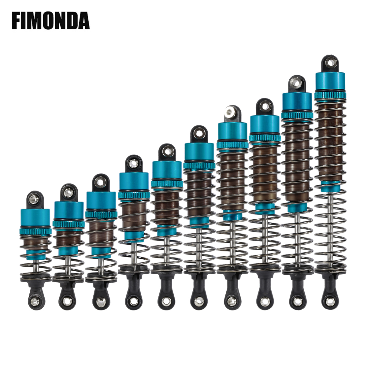 4Pcs Adjustable Oil Filled Sho - Rc Hobby Truck avaliação e preço