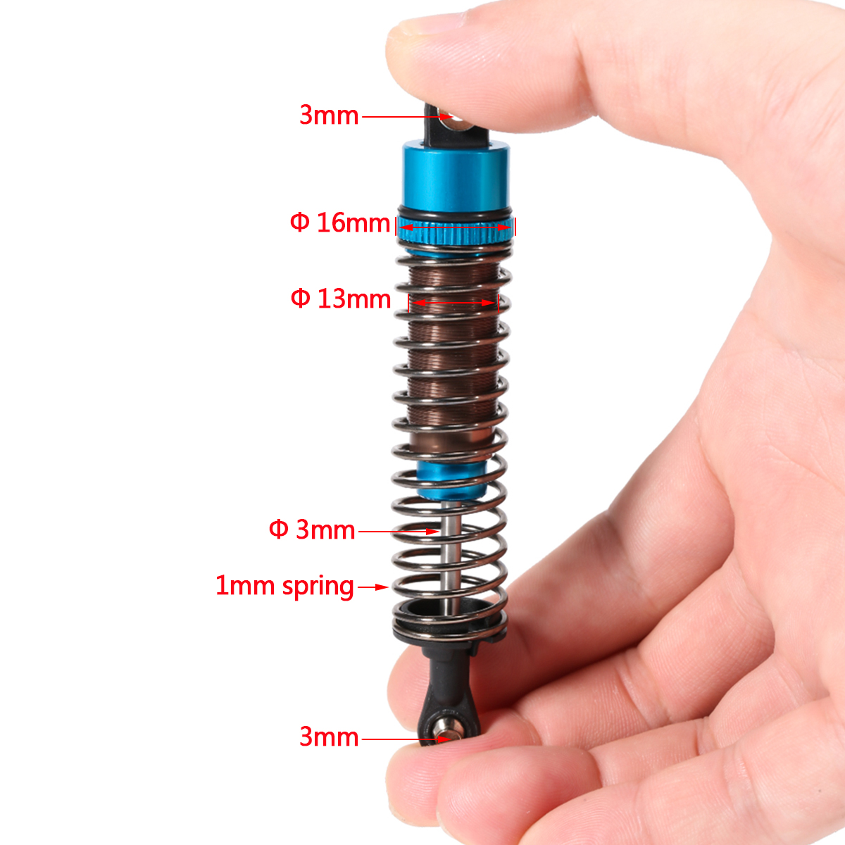 4Pcs Adjustable Oil Filled Sho - Rc Hobby Truck avaliação e preço