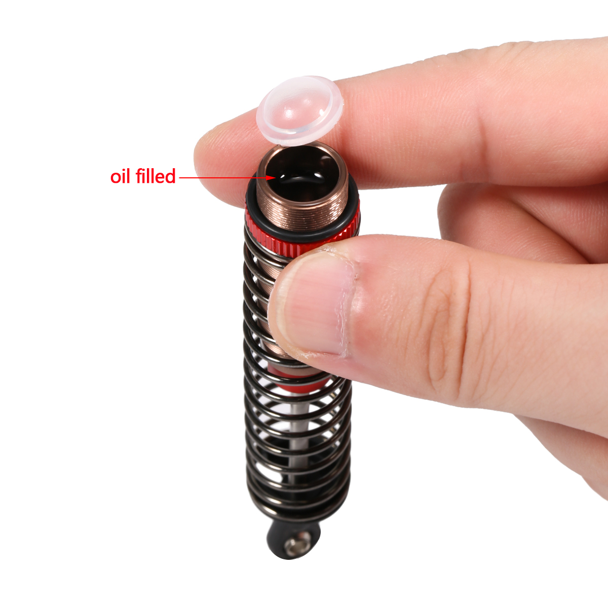 4Pcs Adjustable Oil Filled Sho - Rc Hobby Truck avaliação e preço