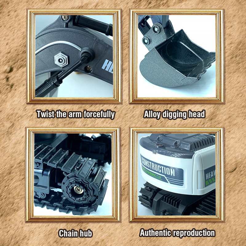 11Ch Alloy Rc Excavator 1:24 R - Rc Hobbyking Shop avaliação e preço