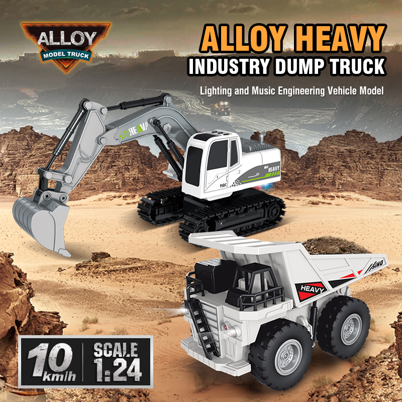 11Ch Alloy Rc Excavator 1:24 R - Rc Hobbyking Shop avaliação e preço