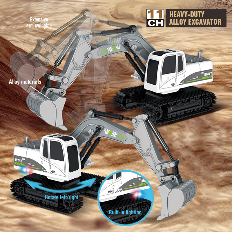 11Ch Alloy Rc Excavator 1:24 R - Rc Hobbyking Shop avaliação e preço