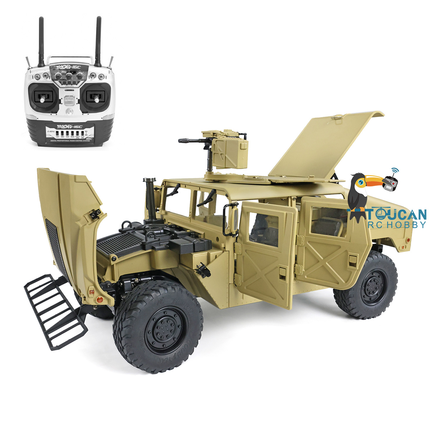 1/10 HG RC U.S. Military Vehic - Rc Roc Hobby avaliação e preço