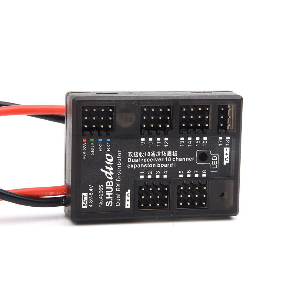 Dual receiver 18 Channel expan - Hobby Queen Rc avaliação e preço