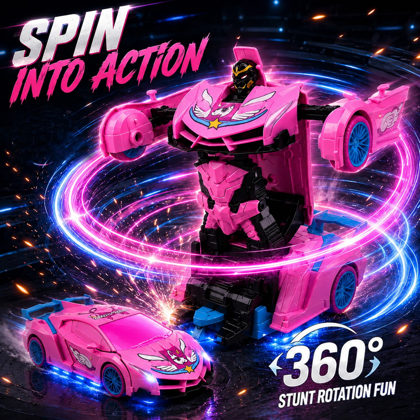 Unicorn RC Transforming Robot  - Rc Hobby Tech Bali avaliação e preço